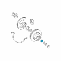 OEM Chevrolet K20 Suburban Outer Bearing Diagram - 457043