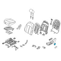 OEM Kia Knob-Front Seat Recliner Diagram - 88198D4000WK