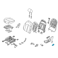 OEM 2019 Kia Optima Knob-Front Seat Slide Diagram - 88197D4000BGG