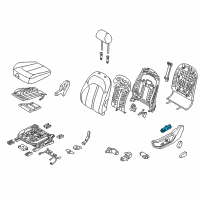 OEM 2017 Kia Optima Switch Assembly-Power Front Diagram - 88191D4500BGG