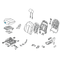 OEM 2020 Kia Optima Pad Assembly-Front Seat Diagram - 88150D4020