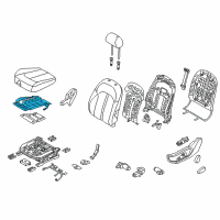 OEM Kia Optima Heater-Front Seat Cushion Diagram - 88195D4010