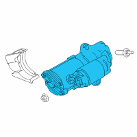 OEM Ford Special Service Police Sedan Starter Diagram - FJ5Z-11002-A