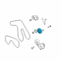 OEM 2008 Infiniti FX45 Pulley Assy Diagram - 11927-4P101