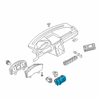 OEM Ford Taurus X Headlamp Switch Diagram - 7F9Z-11654-BA