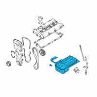 OEM Kia Sportage Pan Assembly-Engine Oil Diagram - 2152023604