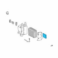 OEM 2002 Lexus LX470 Clean Air Filter Diagram - 88568-60010