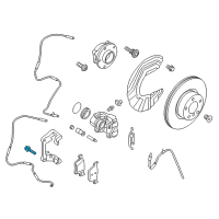 OEM 2012 BMW X3 Hexagon Screw With Flange Diagram - 34-11-6-797-579