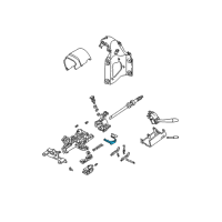 OEM Mercury Mountaineer Tilt Lever Diagram - F5TZ-3D544-A