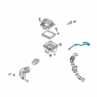 OEM 2020 Buick Envision PCV Tube Diagram - 25201118