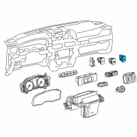 OEM Lexus LX570 Switch Assy, Door Control Diagram - 84930-60110