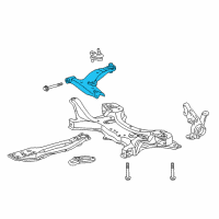 OEM 2017 Toyota Corolla Lower Control Arm Diagram - 48068-02301