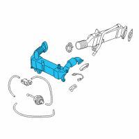 OEM 2009 BMW X5 Exhaust Cooler Diagram - 11-71-8-576-450