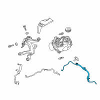 OEM 2018 Nissan Maxima Hose & Tube Assembly-Pressure, Power Steering Diagram - 49720-4RA0A