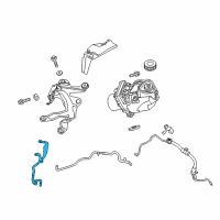 OEM Nissan Maxima Hose & Tube Assy-Power Steering Diagram - 49721-4RA0A