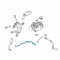 OEM 2018 Nissan Maxima Hose & Tube Assy-Power Steering Diagram - 49721-3TA2A