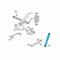 OEM 2008 Hummer H2 Rear Shock Absorber Assembly Diagram - 15251934