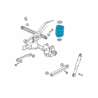 OEM 2006 Hummer H2 Coil Spring Diagram - 25956182