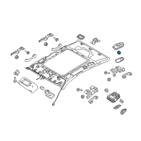 OEM 2014 Hyundai Azera Bulb Diagram - 92879-3V000