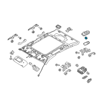 OEM 2016 Hyundai Azera Bulb Diagram - 92879-3V000