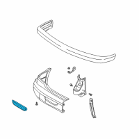 OEM 1998 Dodge B2500 Shield-Bumper Diagram - 55076497