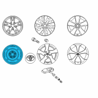 OEM 1997 Toyota Celica Spare Wheel Diagram - 42611-20A50