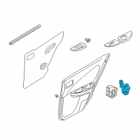 OEM Nissan Maxima Switch Assy-Door Diagram - 25360-4Z010