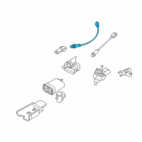 OEM Pontiac G3 Front Oxygen Sensor Diagram - 96951465