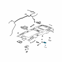 OEM Chevrolet Impala Limited Housing, Dome & Reading Lamp Diagram - 15032587