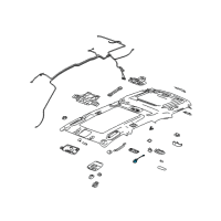 OEM Cadillac SRX Air Conditioner -Blower Motor Switch Diagram - 21996233