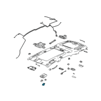 OEM 2008 Cadillac SRX Fan Switch Diagram - 21996232