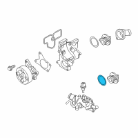 OEM 2017 Nissan Rogue Seal O Ring Diagram - 21049-3RC1A