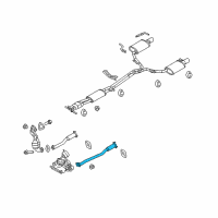 OEM 2017 Lincoln MKT Front Pipe Diagram - BA8Z-5G203-B