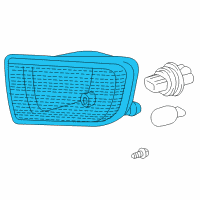 OEM 2004 Toyota 4Runner Signal Lamp Assembly Diagram - 81511-35401