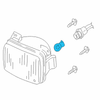 OEM 2004 Ford Escape Fog Lamp Bulb Diagram - YL8Z-13466-BB