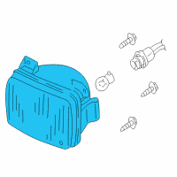 OEM 2004 Ford Escape Fog Lamp Diagram - YL8Z-15200-AA