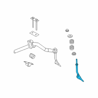 OEM 2007 Chrysler Aspen Link-STABILIZER Bar Diagram - 5135751AC