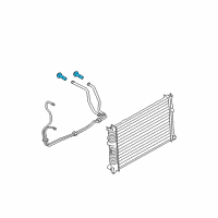 OEM Ford Fusion Oil Cooler Tube Connector Diagram - 6E5Z-7D273-A