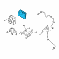 OEM Lincoln Continental ABS Control Unit Diagram - G3GZ-2C219-F