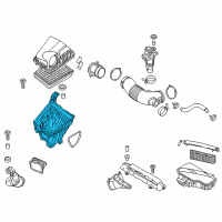 OEM 2017 Kia K900 Body-Air Cleaner Diagram - 281123M100