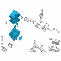 OEM 2016 Kia K900 Air Cleaner Assembly Diagram - 281103M150