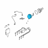 OEM Dodge Stratus Cap-Distributor Diagram - MD619613