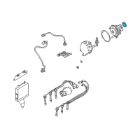 OEM 1999 Chrysler Sebring O Ring-Distributor Diagram - MD619990