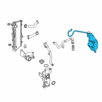 OEM 2012 Ram 3500 Bottle-COOLANT Recovery Diagram - 55057130AD