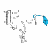 OEM Ram 2500 Bottle-COOLANT Recovery Diagram - 55057130AD