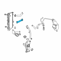 OEM Ram 3500 Hose-Radiator Inlet Diagram - 55056954AB