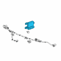 OEM GMC Yukon XL Module Diagram - 23444866