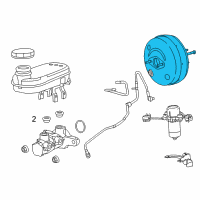 OEM 2020 Ram ProMaster 2500 Booster-Power Brake Diagram - 68312265AA