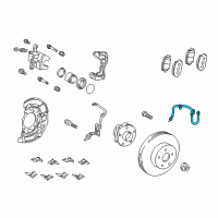 OEM 2017 Toyota Corolla iM Brake Hose Diagram - 90947-02G30