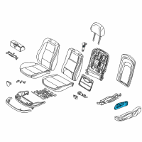 OEM 2006 BMW X5 Actuation Unit Left Diagram - 61-30-8-099-071